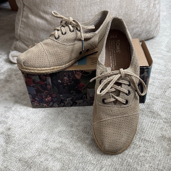 Toms Shoes - TOMS Women's Sand Suede Espadrille Shoes